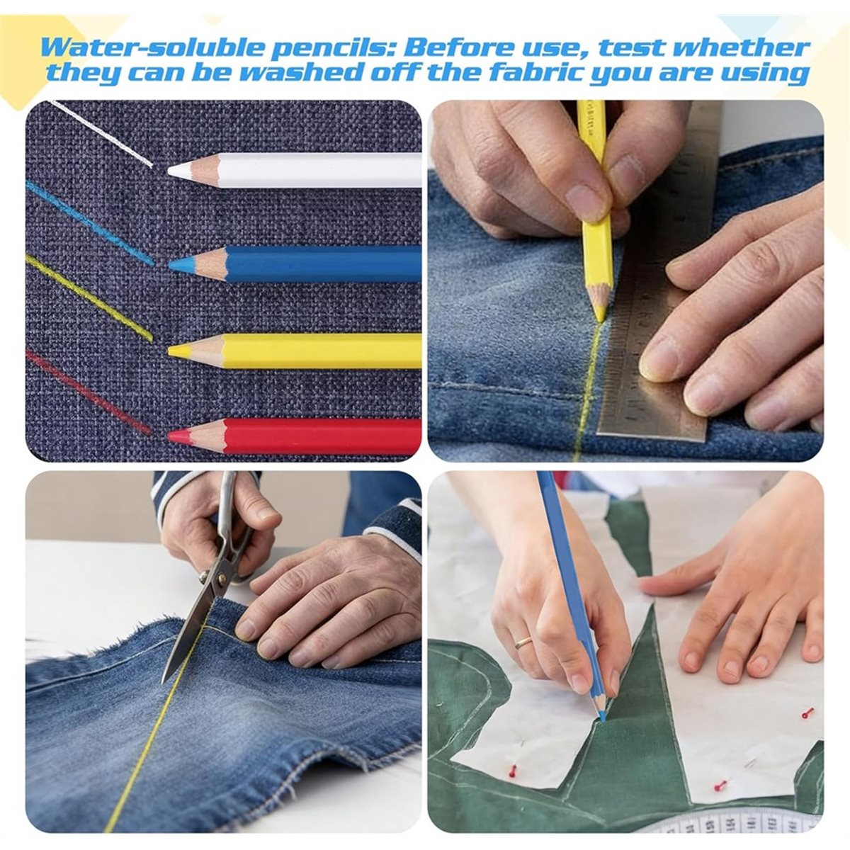 Tailor Chalk Marker - 【AT48】 NEW 20 Pcs Triangle Tailors