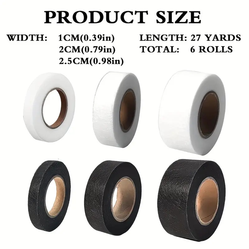 4 Roll Iron On Hemming Tape Ho - огляд і ціна Hem Tape Fusible