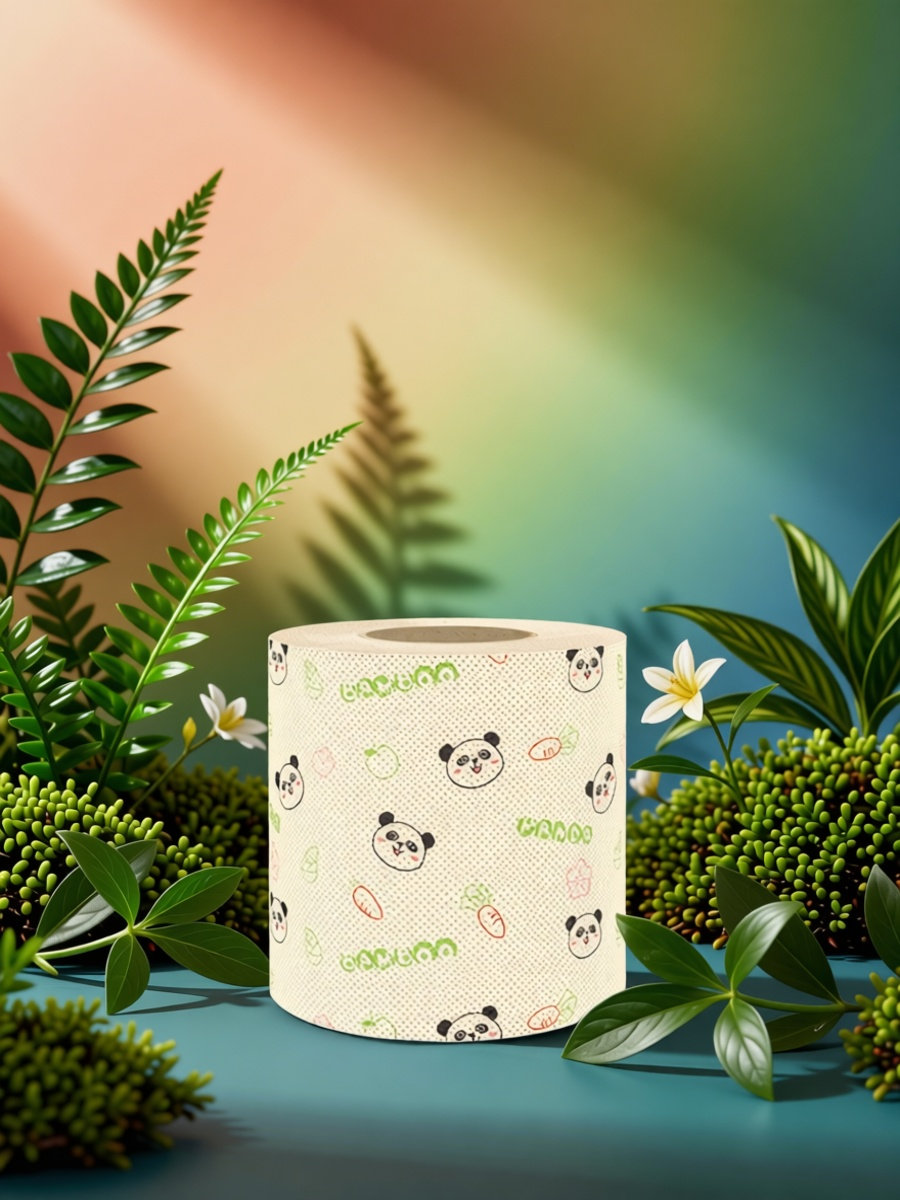 Panda Printed Toilet Paper Rol - огляд і ціна Pattern Tissue Paper