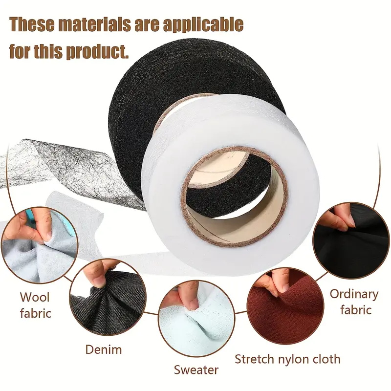 4 Roll Iron On Hemming Tape Ho - огляд і ціна Hem Tape Fusible