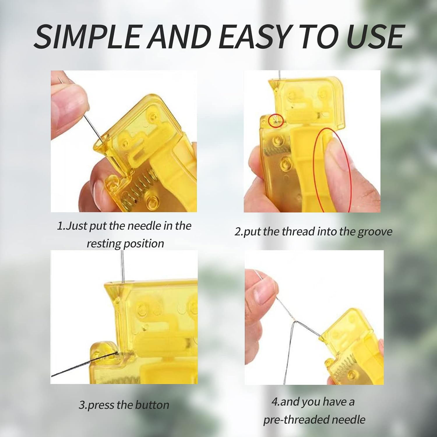 1-3Pcs Automatic Easy Needle T - огляд і ціна Sewing Technology