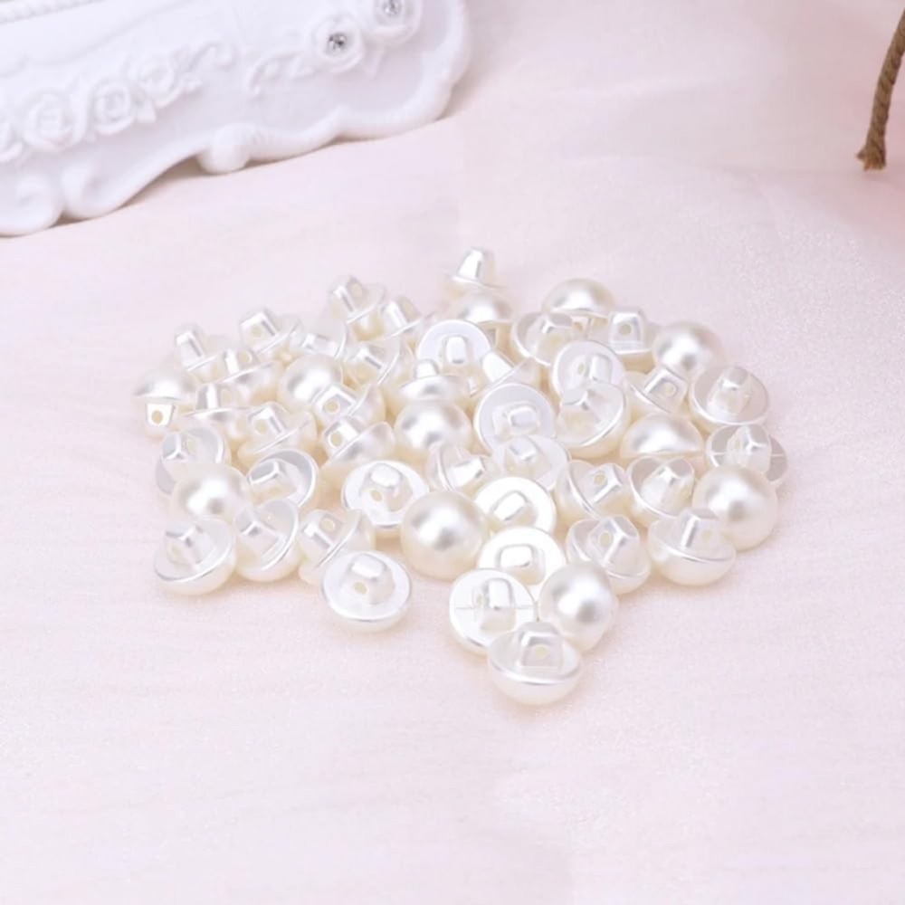 12MM 100 Pcs 1 Hole Beige Imit - огляд і ціна Sewing Kit