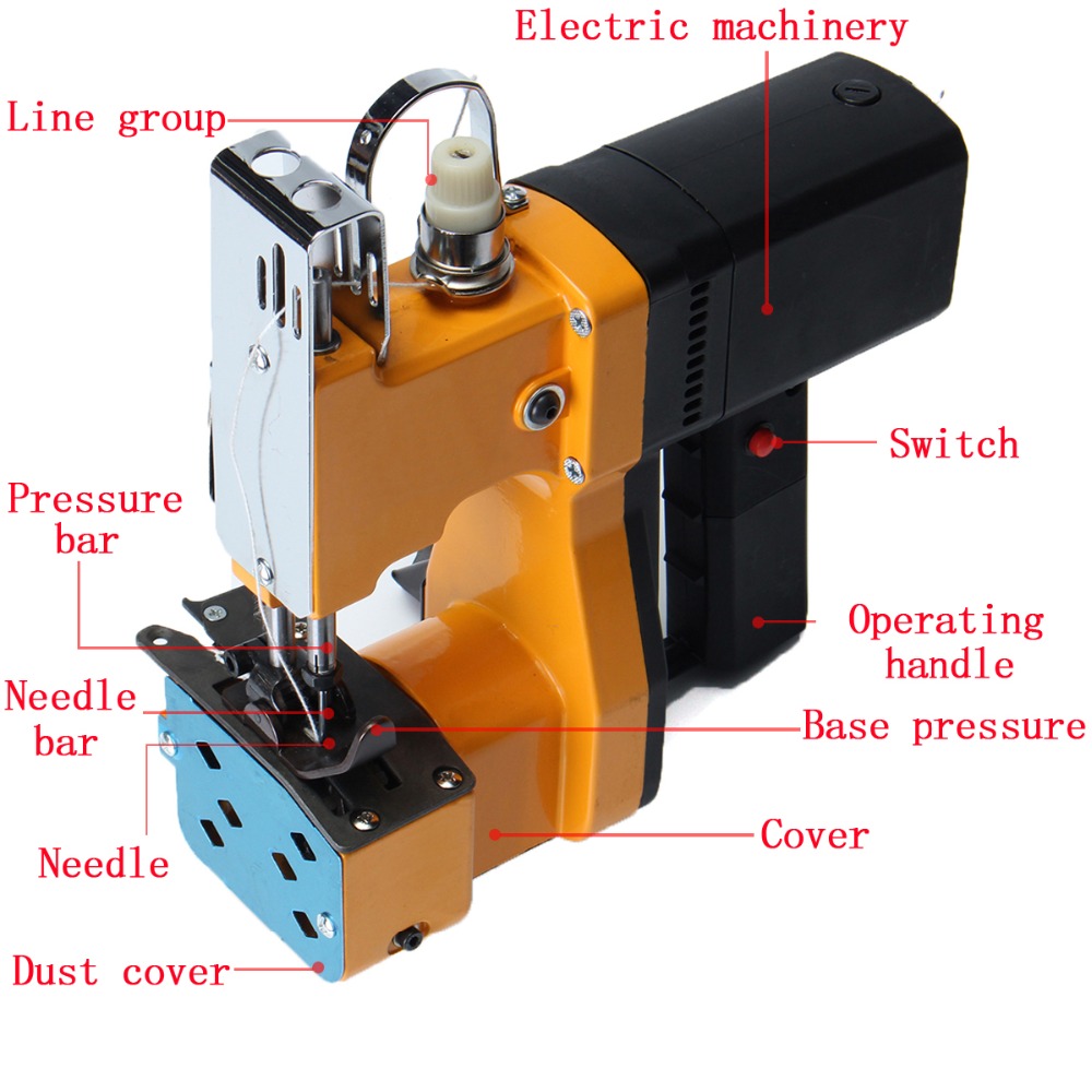 Electric Woven Bag Closing Mac - огляд і ціна Industrial Textile Sewing Machine