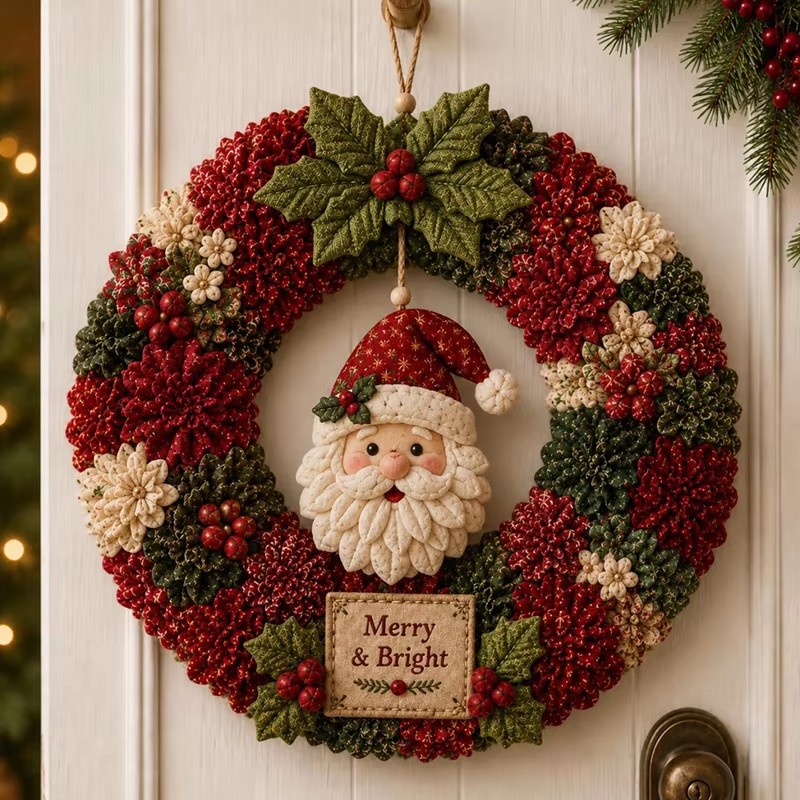 3D Christmas Fabric Poke Art K - огляд і ціна Sewing Kit