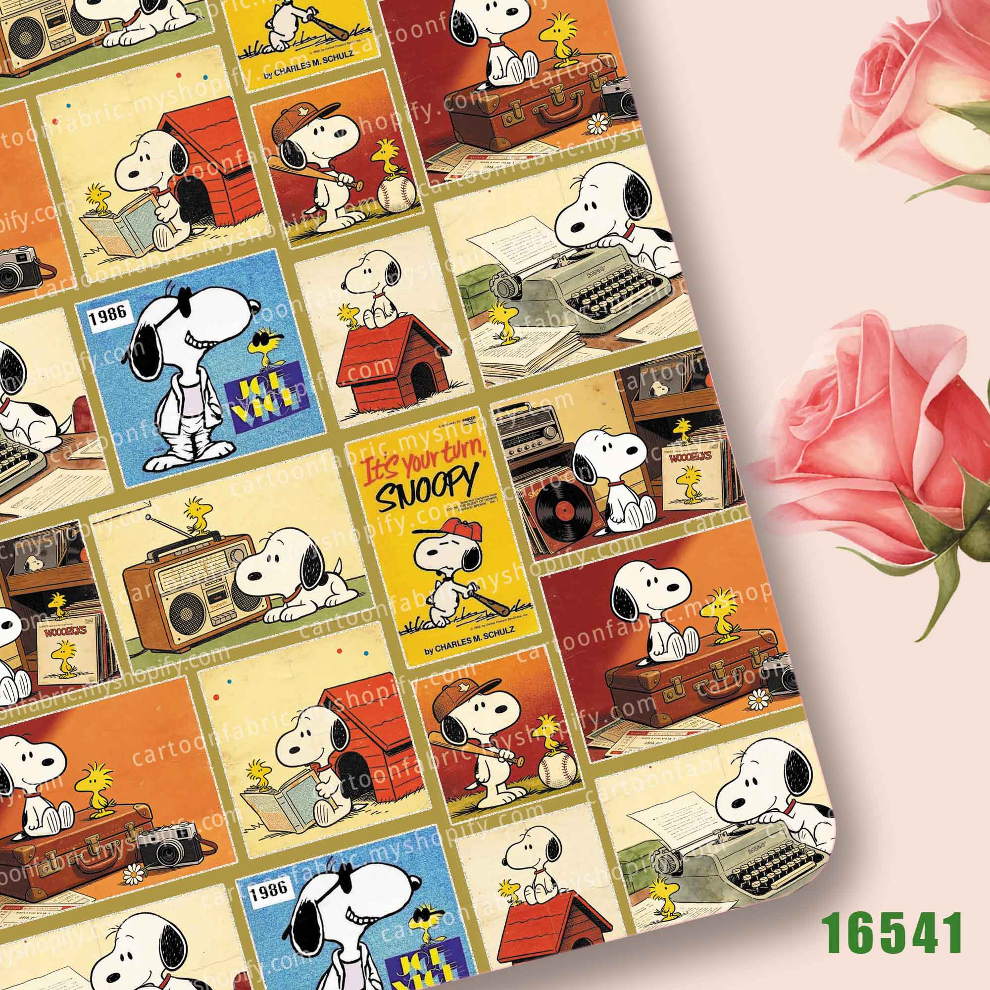 TAKARA TOMY Snoopy Fabric140x5 - огляд і ціна Sewing Production