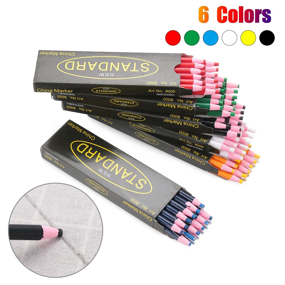12PCS Tailor Garment Pencil Cu - огляд і ціна Tailor Chalk Marker