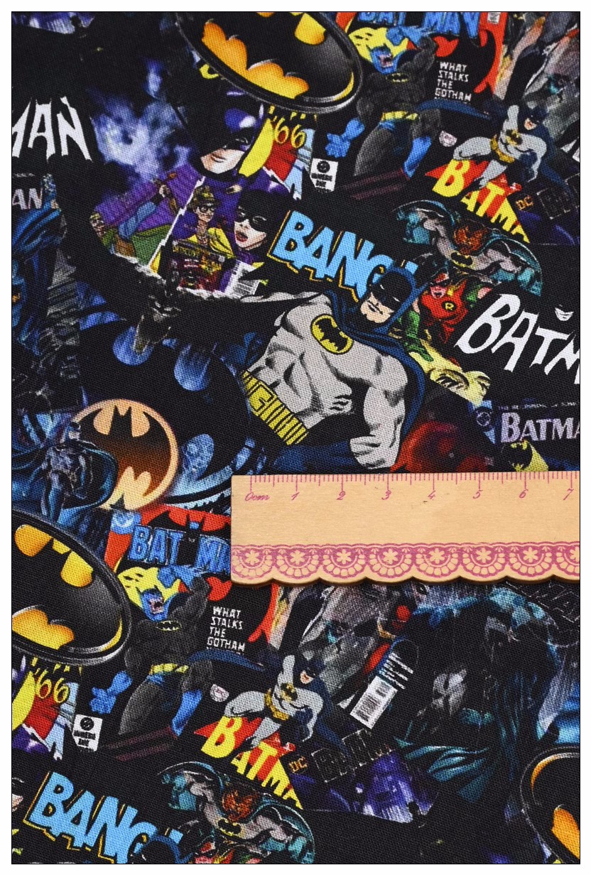 Batman Bandai Anime Design 100 - огляд і ціна Textile And Sewing Materials