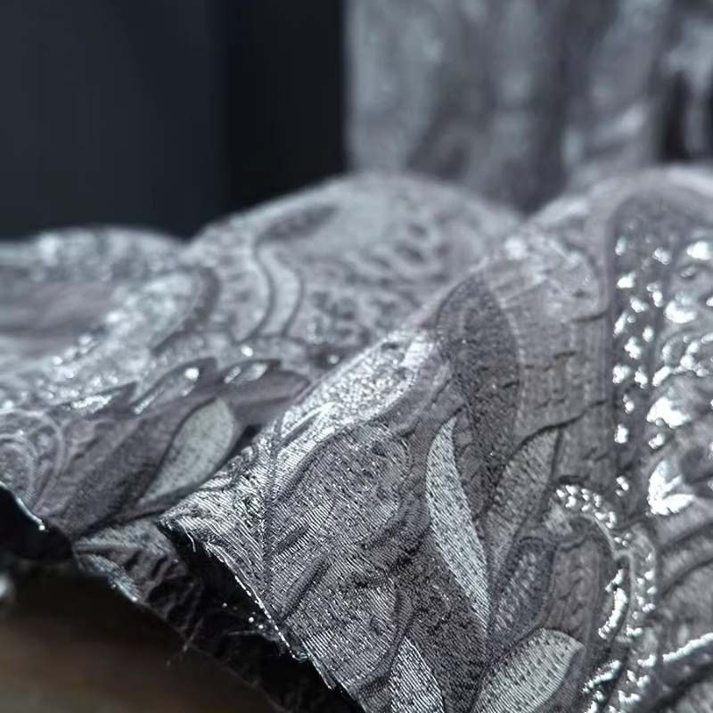 Gray Court Style Shiny Jacquar - огляд і ціна Textile And Sewing Materials