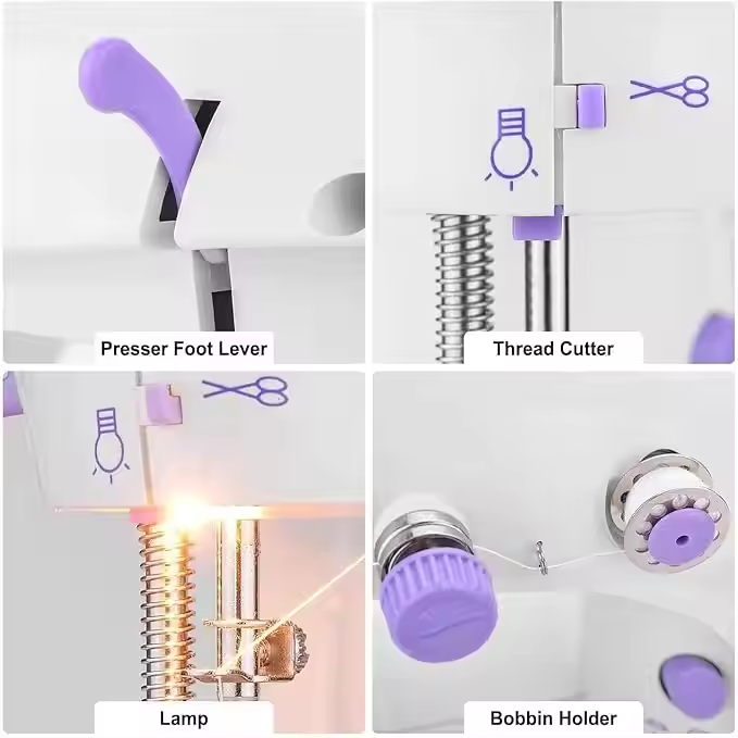 Mini Electric Domestic Home Us - огляд і ціна Industrial Textile Sewing Machine