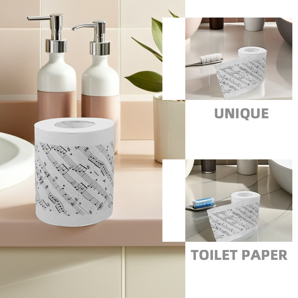 2 Rolls Music Notes Pattern To - огляд і ціна Pattern Tissue Paper