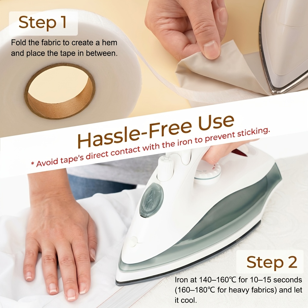 2Rolls Iron on Hemming Tape No - огляд і ціна Hem Tape Fusible