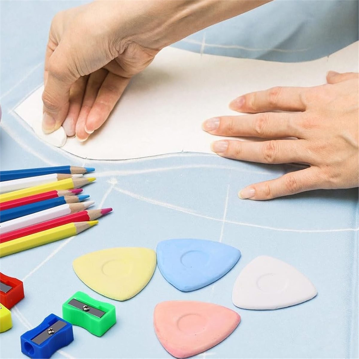 【AT48】 NEW 20 Pcs Triangle Tai - огляд і ціна Tailor Chalk Marker