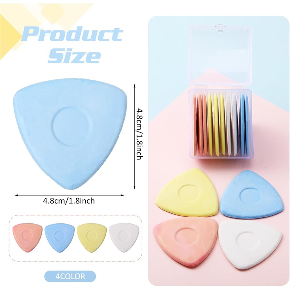 【AT48】 NEW 20 Pcs Triangle Tai - огляд і ціна Tailor Chalk Marker