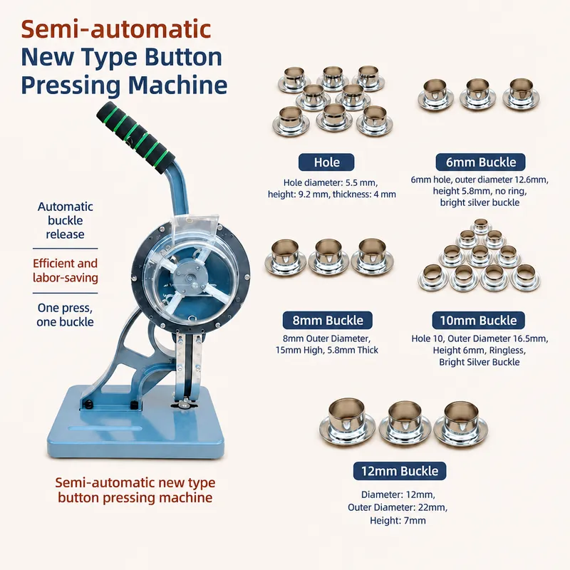 Semi Automatic Buttonhole Mach - огляд і ціна Industrial Textile Sewing Machine